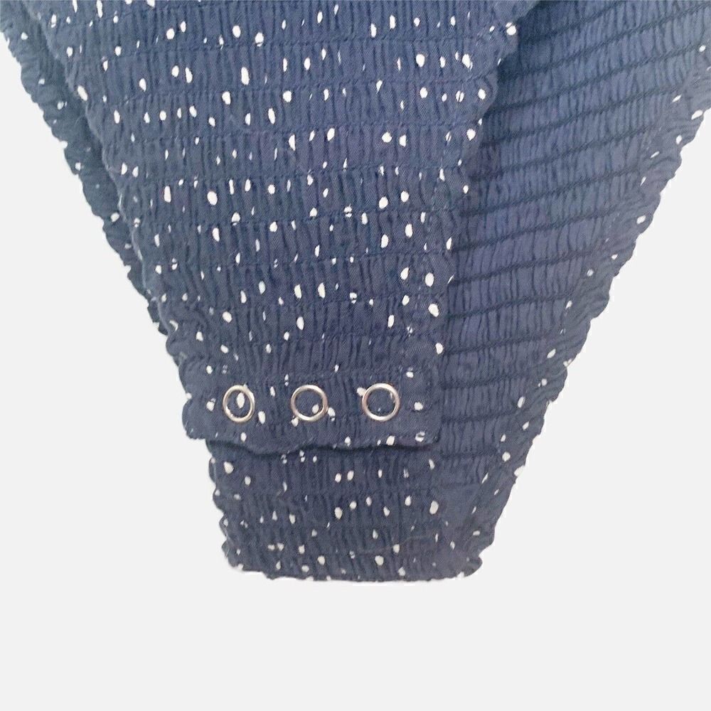 RAG & BONE New York Aster Strapless Smocked Printed Bodysuit Top Women’s Size 8 - Picture 8 of 12
